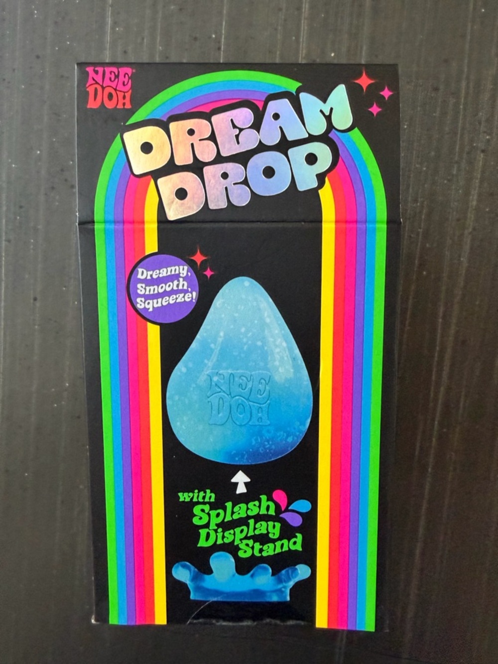 NeeDoh Dream Drop Purple Glitter Sensory Toy - Picture 3 of 4